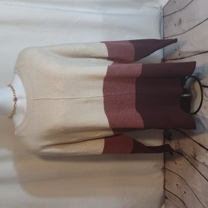 À.N.A Woman Burgundy Knit Sweater 3XL
